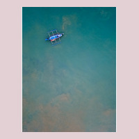 A Minimalism Of A Fishing Boat In The Philippines Ladies Fitted T-shirt | Artistshot