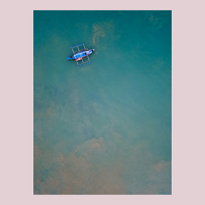 A Minimalism Of A Fishing Boat In The Philippines Ladies Fitted T-Shirt by annisalrimiy | Artistshot