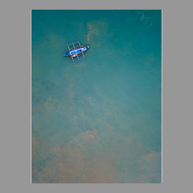 A Minimalism Of A Fishing Boat In The Philippines Women's V-Neck T-Shirt by annisalrimiy | Artistshot