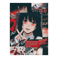 Kakegurui Anime Girl Collage Poster Funny Long Sleeve Shirts | Artistshot