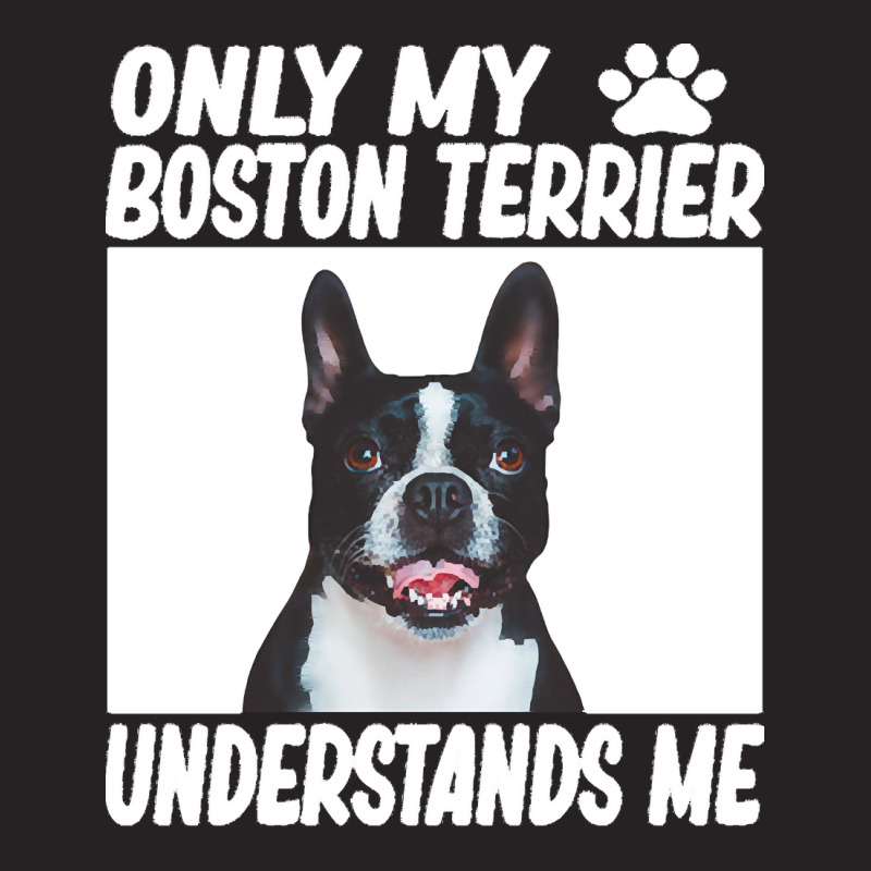 Boston Terrier T  Shirtonly My Boston Terrier Understands Me Boston Te Vintage Cap by gjohnston160 | Artistshot