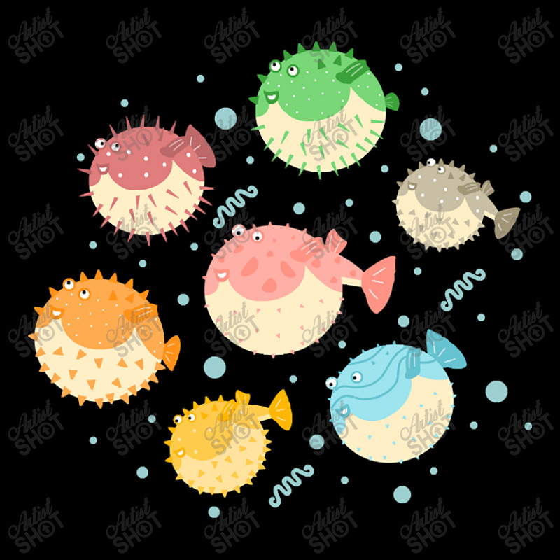 Trending Happy Puffer Fish Pocket T-shirt | Artistshot