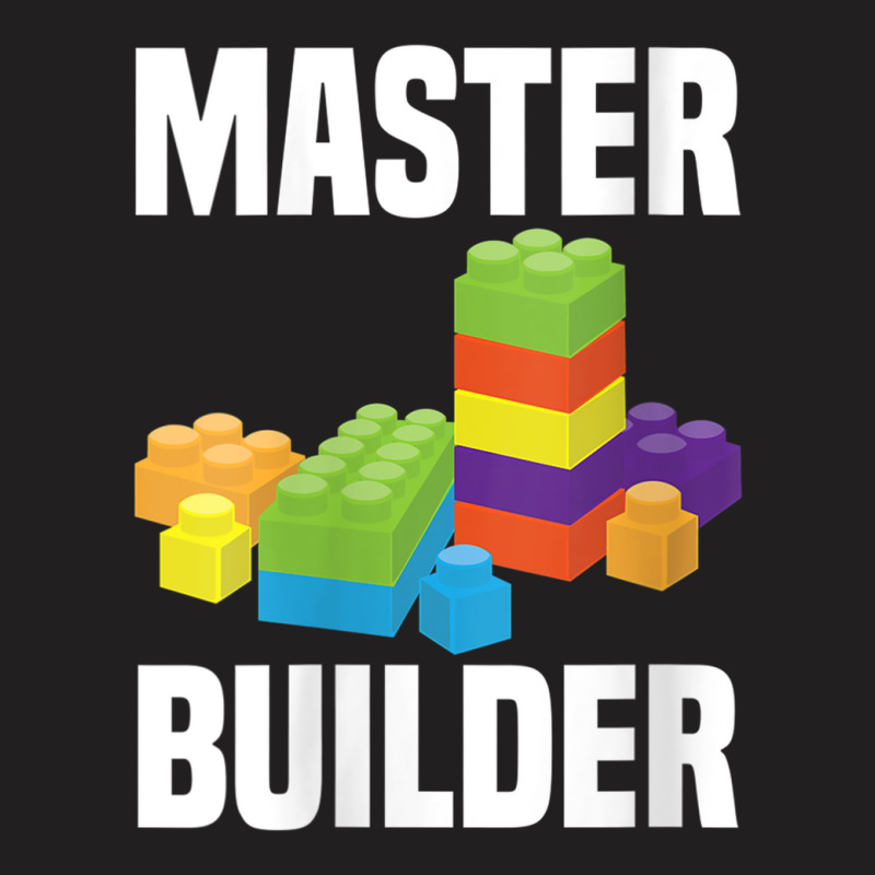 Womens Cool Master Builder Funny Building Blocks Gift Men Women V-neck T-shirt | Artistshot