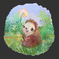 Cute Hedgehog Holding A Dandelion Flower Baby Bodysuit | Artistshot