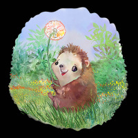 Cute Hedgehog Holding A Dandelion Flower Toddler 3/4 Sleeve Tee | Artistshot