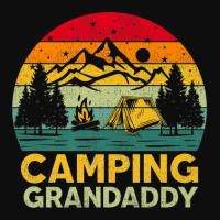 Mens Mountain Vintage Camping Daddy Father's Day Crop Top | Artistshot