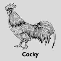 Vintage Rooster Cocky Women's Triblend Scoop T-shirt | Artistshot