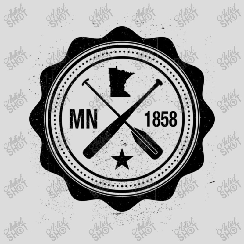 Minnesota Emblem Canoe Paddle And Baseball Bat Boy Men's Polo Shirt | Artistshot