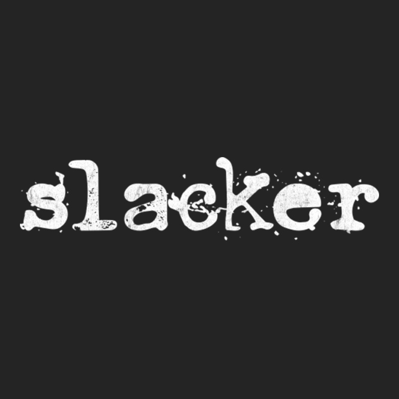 Slacker 90s Style Typographic Font Design 3/4 Sleeve Shirt by CaridadAlstott | Artistshot