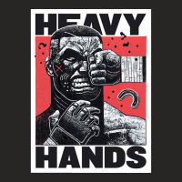 Heavy Hands Graphic By Gian Galang Ladies Fitted T-shirt | Artistshot