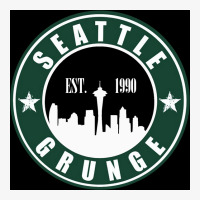 Seattle Grunge Poster Nature Champion Hoodie | Artistshot