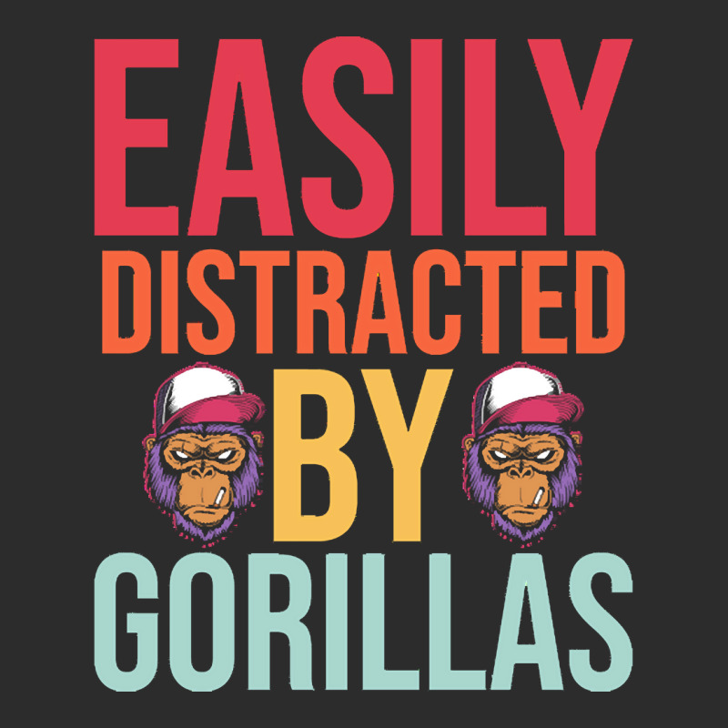 Easily Distracted T  Shirteasily Distracted By Gorillas T  Shirt Exclusive T-shirt by eudorakreiger568 | Artistshot