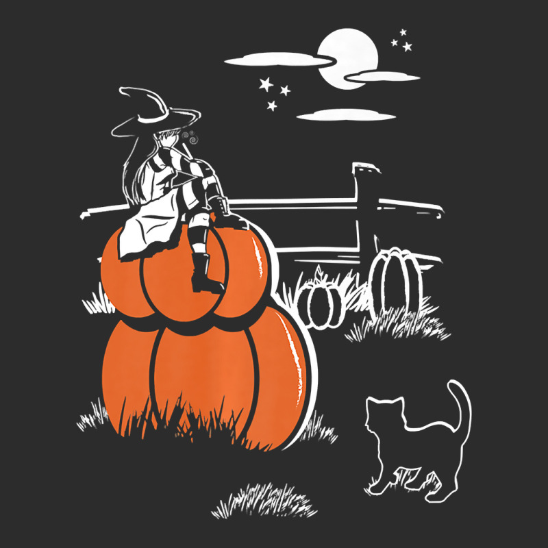 Halloween Witch Sitting On Pumpkin Premium Exclusive T-shirt by Rhonda | Artistshot