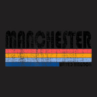 Vintage 70s 80s Style United Kingdom, Manchester T-shirt | Artistshot