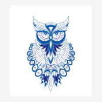 Wet Owl  Wet Owl Aesthetic  Owl Sketch Original Art Sleeveless Top Ladies Polo Shirt | Artistshot