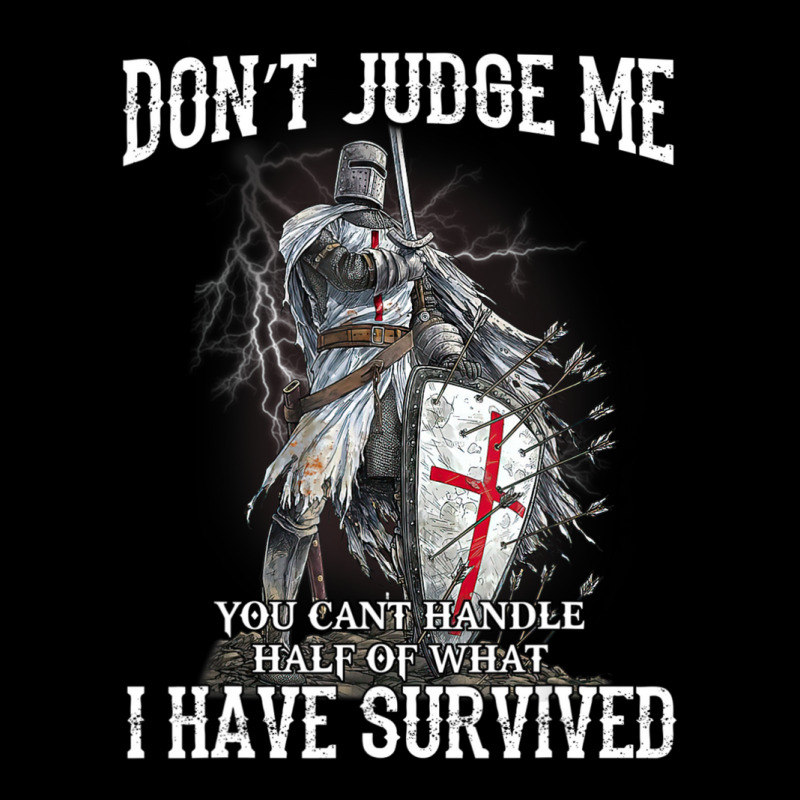 Hot Trend Knight Templar Christian Warrior Of God Donâ€™t Judge M Adjustable Cap | Artistshot