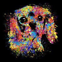 Cavalier King Charles Spaniel T  Shirt Colorful Cavalier King Charles V-neck Tee | Artistshot