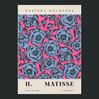 Blue Flower H Matisse Women's Triblend Scoop T-shirt | Artistshot