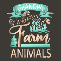 Farm Animals T  Shirt Grandpa Who Loves Farm Animals  Cow Pig Goat Lov Bucket Hat | Artistshot