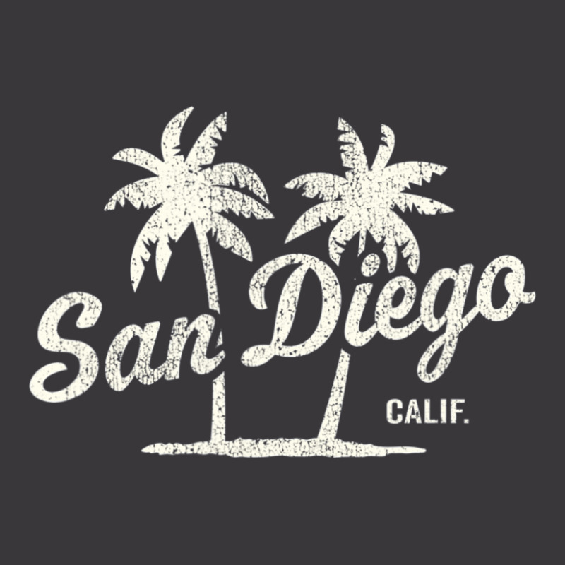 Trending San Diego California Vintage 70s Palm Trees Ladies Curvy T-Shirt by michaelyounger19 | Artistshot