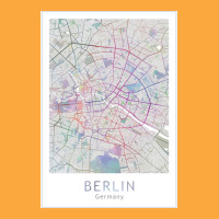 Berlin City Map Europe Germany Travel Zipper Hoodie | Artistshot