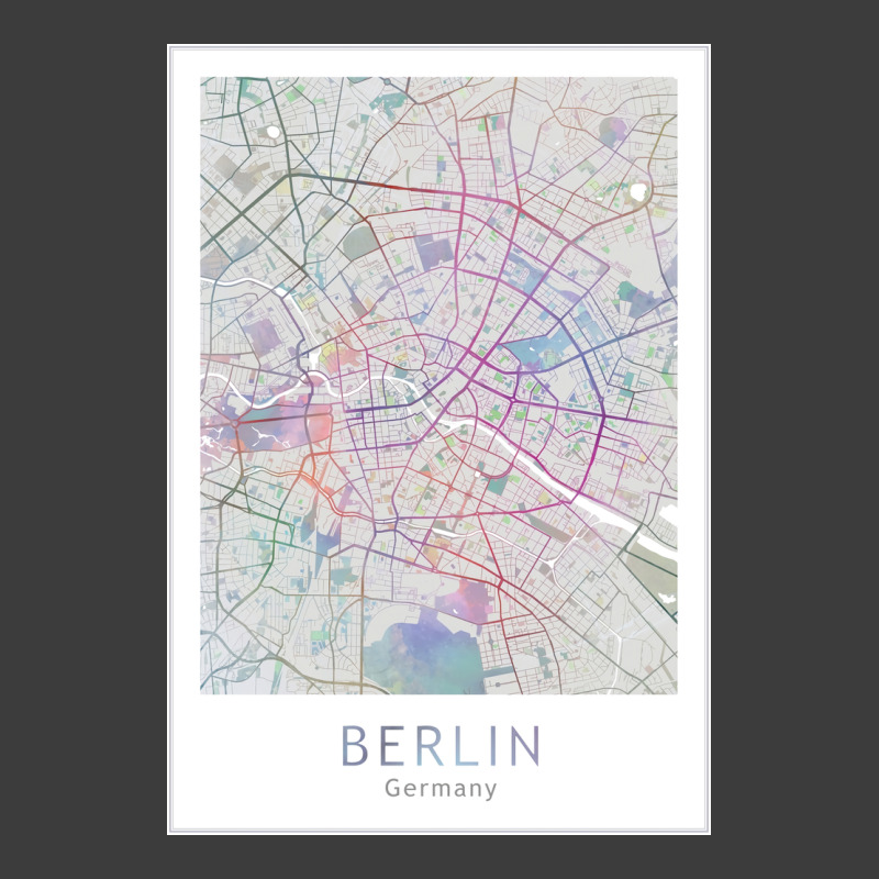 Berlin City Map Europe Germany Travel Men's Polo Shirt | Artistshot