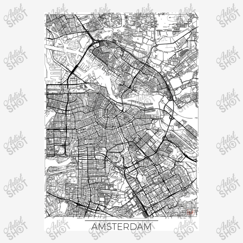 Amsterdam Map Minimal Classic T-shirt by gaoneeliqna3 | Artistshot