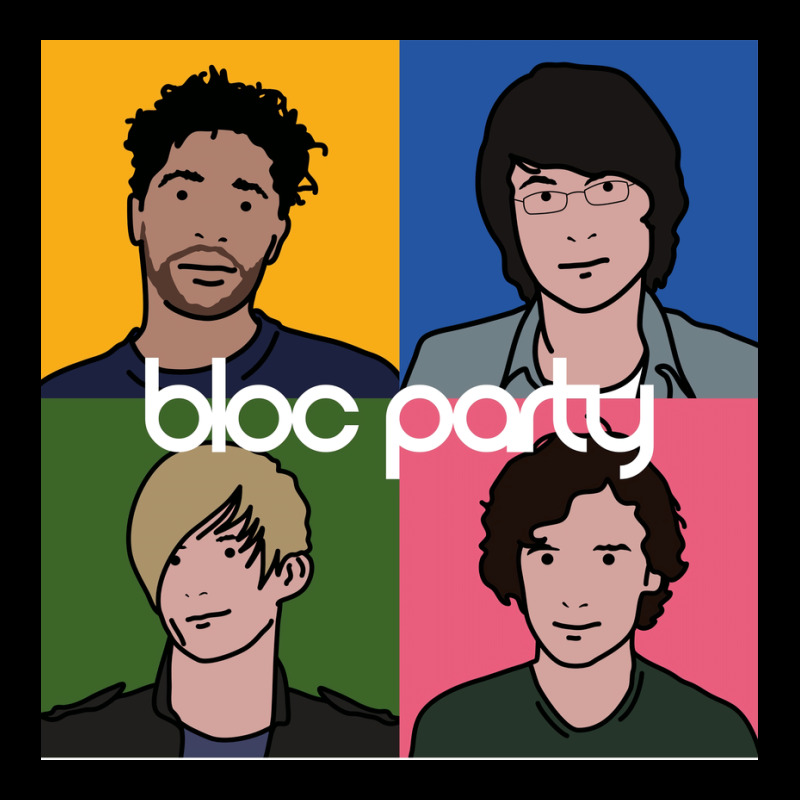 Bloc Party [original Line Up] Men's Long Sleeve Pajama Set | Artistshot