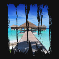 Maldives Gift Ideas T  Shirt Summer Beach Photography Maldives Holiday Baby Bibs | Artistshot