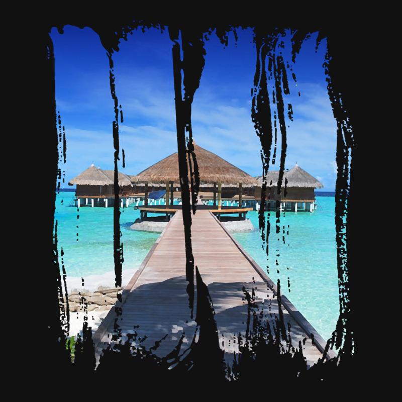 Maldives Gift Ideas T  Shirt Summer Beach Photography Maldives Holiday Baby Bibs | Artistshot