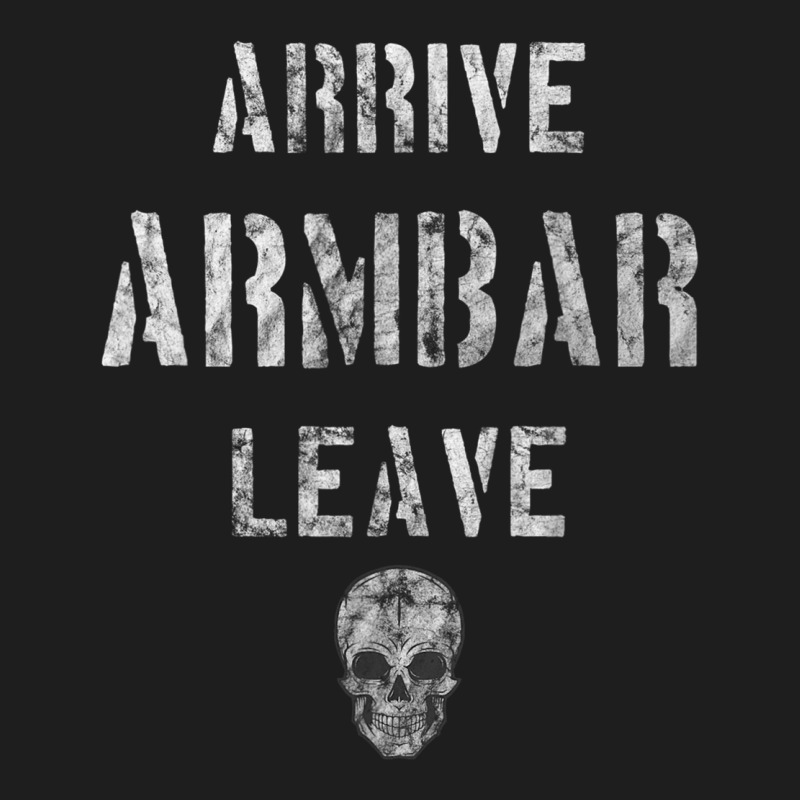 Vintage Bjj Arrive Armbar Leave Grappling Jiu Jitsu T Shirt Classic T-shirt by sunda | Artistshot