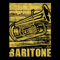 Baritone   Distressed Euphonium Lover Marching Bandmaster T Shirt Toddler Sweatshirt | Artistshot