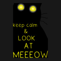 Keep Calm And Look At Meeeow Cat Hypnotic Flannel Shirt | Artistshot