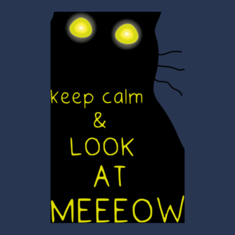 Keep Calm And Look At Meeeow Cat Hypnotic Men Denim Jacket by CHRISTOPHERBARRERAS | Artistshot