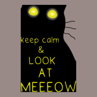 Keep Calm And Look At Meeeow Cat Hypnotic Vintage T-shirt | Artistshot