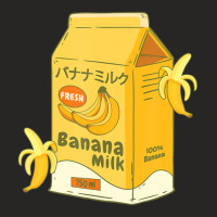 Limited Edition Banana Milk Aesthetic Otaku Japanese As Kawaii Ladies Fitted T-shirt | Artistshot