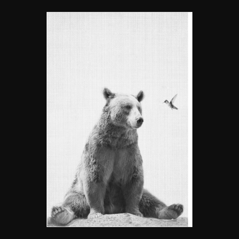 Black And White Bear Crop Top by juparridq | Artistshot