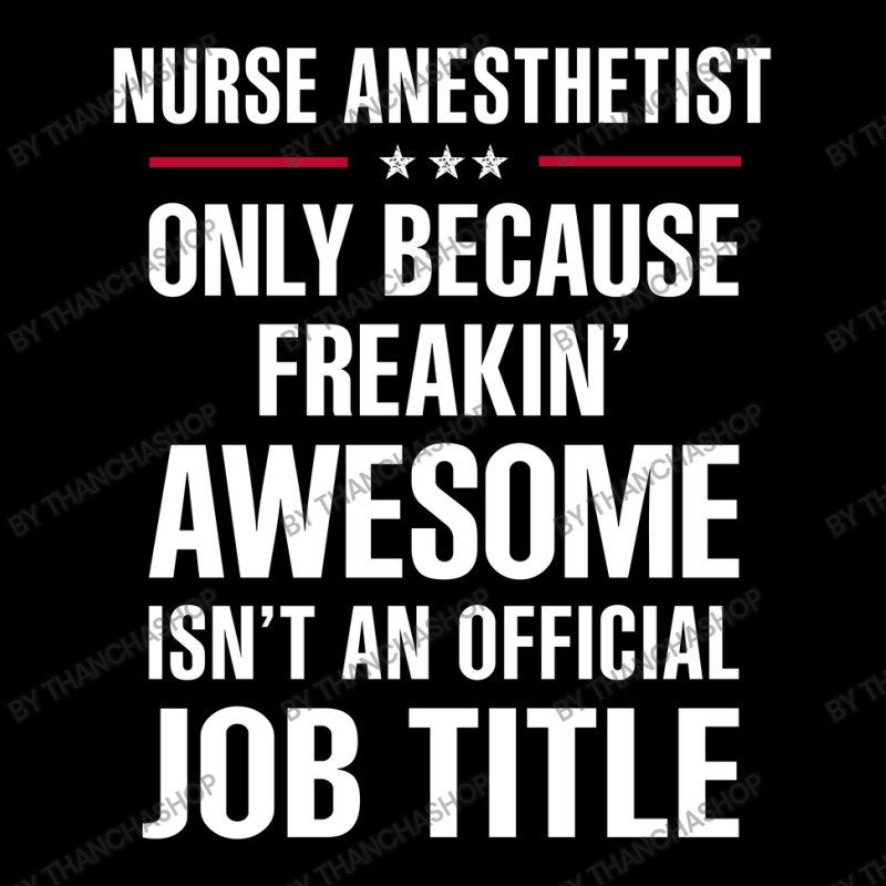 Gift For Freakin' Awesome Nurse Anesthetist Men's Long Sleeve Pajama Set | Artistshot