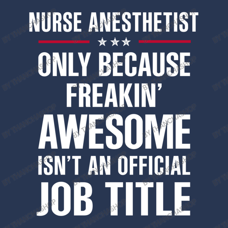 Gift For Freakin' Awesome Nurse Anesthetist Men Denim Jacket | Artistshot