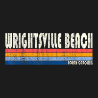 Vintage 70s 80s Style Wrightsville Beach Nc Hoodie & Jogger Set | Artistshot