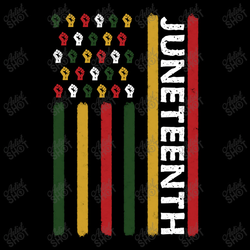 Trending Juneteenth Flag Black Power Fists Pocket T-shirt | Artistshot