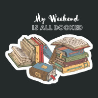 Limited Edition My Weekend Is All Booked Women's Triblend Scoop T-shirt | Artistshot