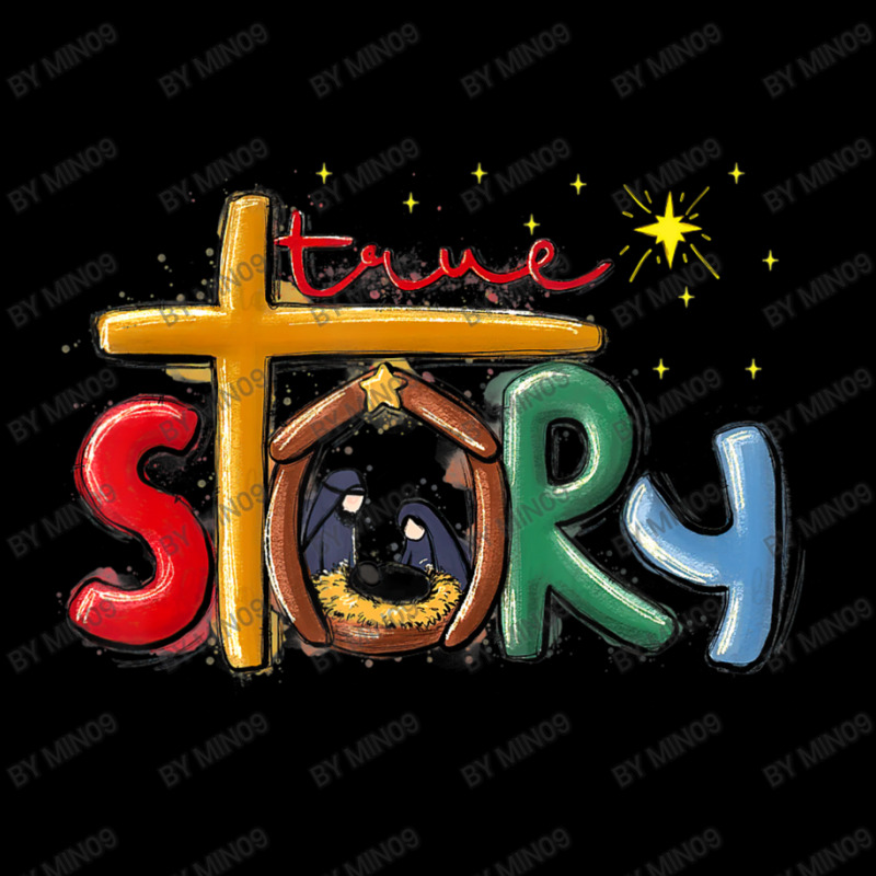 True Story Christmas Nativity Jesus Christian Christmas Youth Hoodie by Min09 | Artistshot