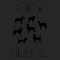 Trending Adopt A Shelter Dog Rescue Dog Mom Dog Dad Adopt Don't Shop Ladies Fitted T-shirt | Artistshot