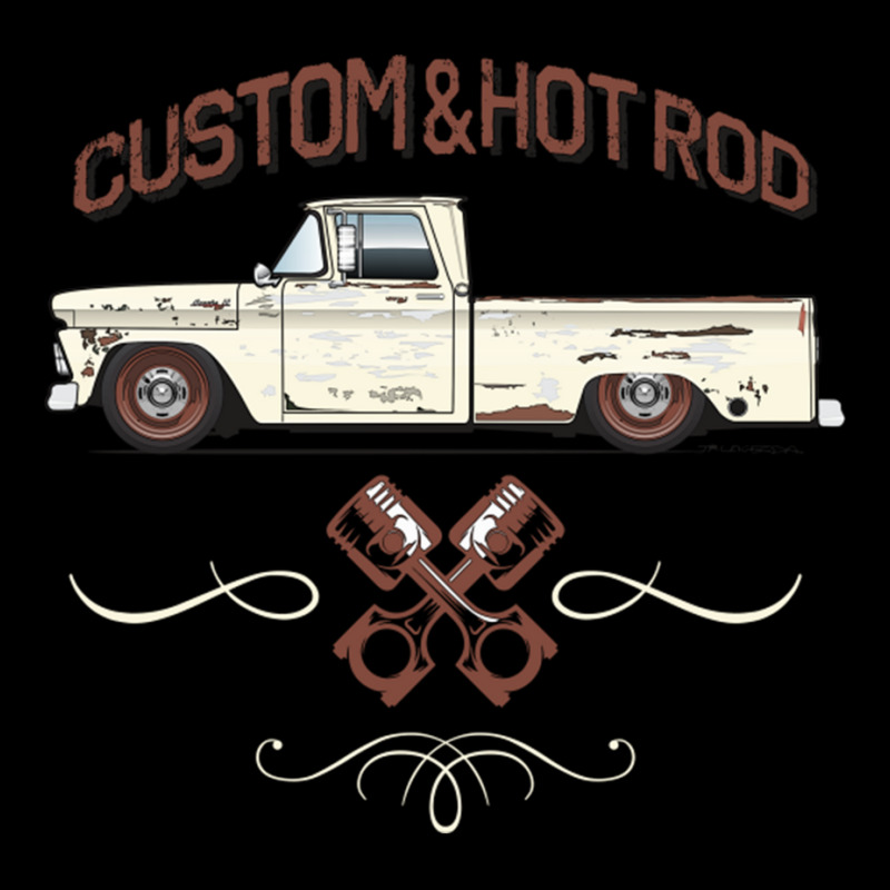 Hot Rod Patina Cameo White Maternity Scoop Neck T-shirt by MernaPutney | Artistshot