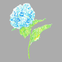 Hydrangea Flower Painting Blue Green T  Shirt Hydrangea Flower Paintin Men's T-shirt Pajama Set | Artistshot