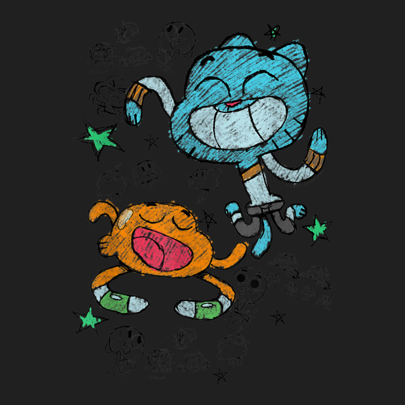 Cn The Amazing World Of Gumball & Darwin Sketches Ladies Polo Shirt by ReginaldLewisMay | Artistshot