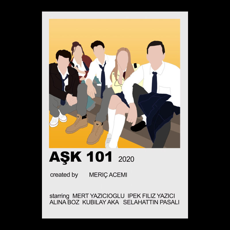 Aşk 101 Minimalist Poster Cropped Hoodie by shagensuntios | Artistshot