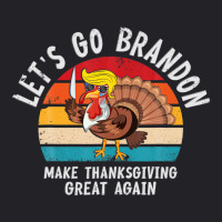 Let's Go Branson Brandon Thanksgiving And Funny Trump Turkey Youth Tee | Artistshot