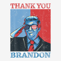 Thank You Brandon Usa Flag Glasses Graphic T-shirt | Artistshot